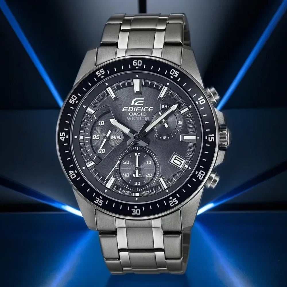 CASIO EDIFICE BLACK DIAL CHRONOGRAPH WATCH | EFV-540DC-1CVUDF