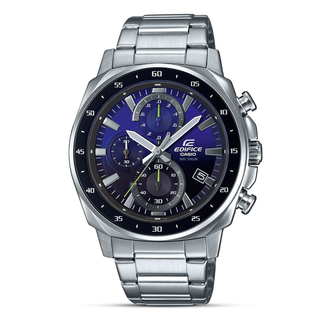 CASIO EDIFICE Chronograph Blue Dial Men's Watch| EFV-600D-2AVUDF