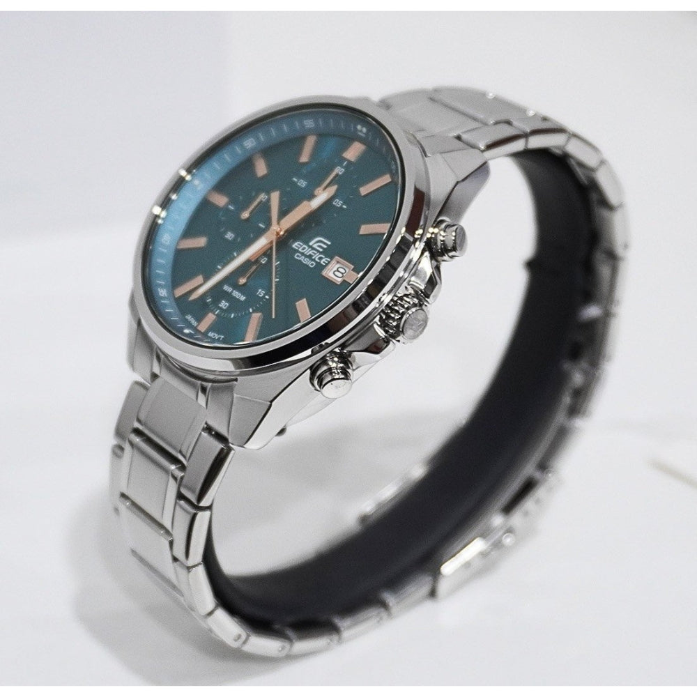 Casio Edifice Teal Blue Dial Men's Watch | EFV-610DE-2AUDF