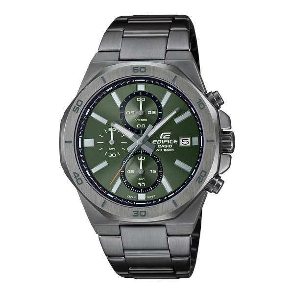 Casio Edifice Chronograph Green Dial Men's Watch EFV-640DC-3AVUDF