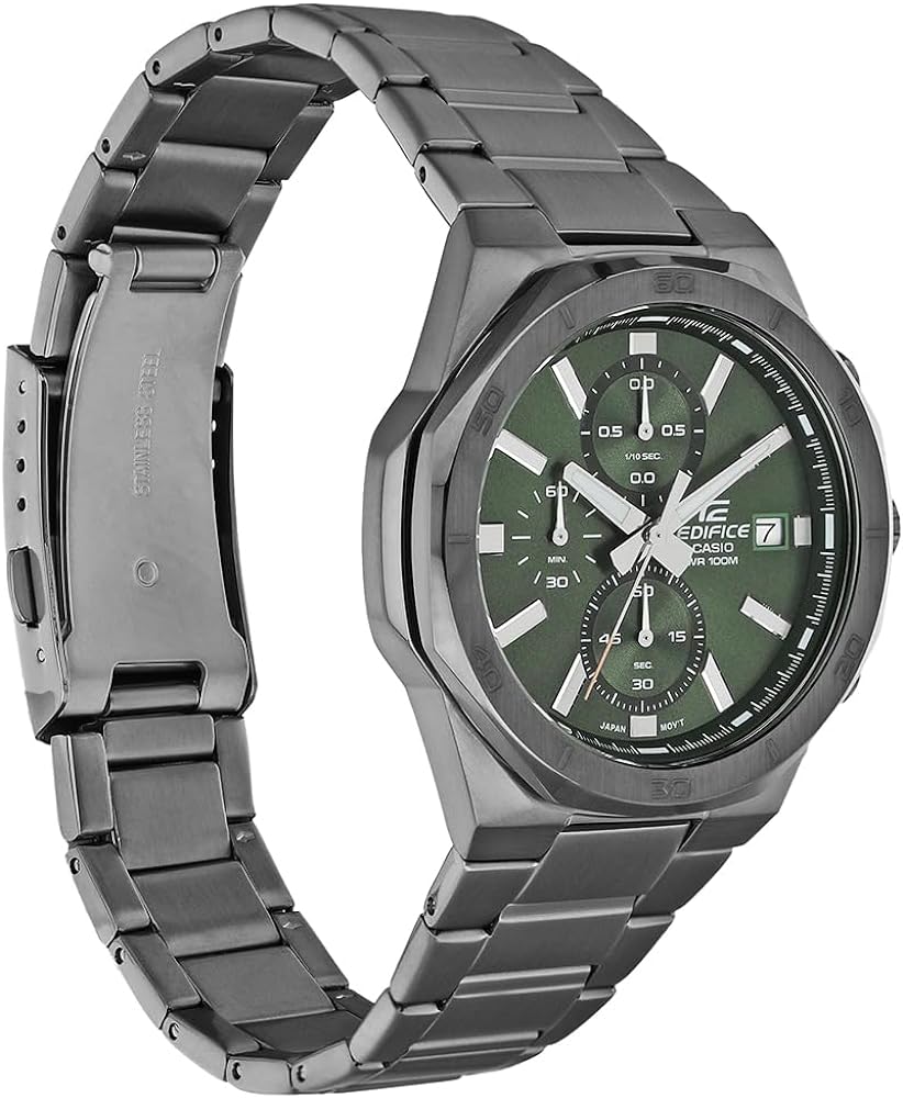 Casio Edifice Chronograph Green Dial Men's Watch EFV-640DC-3AVUDF