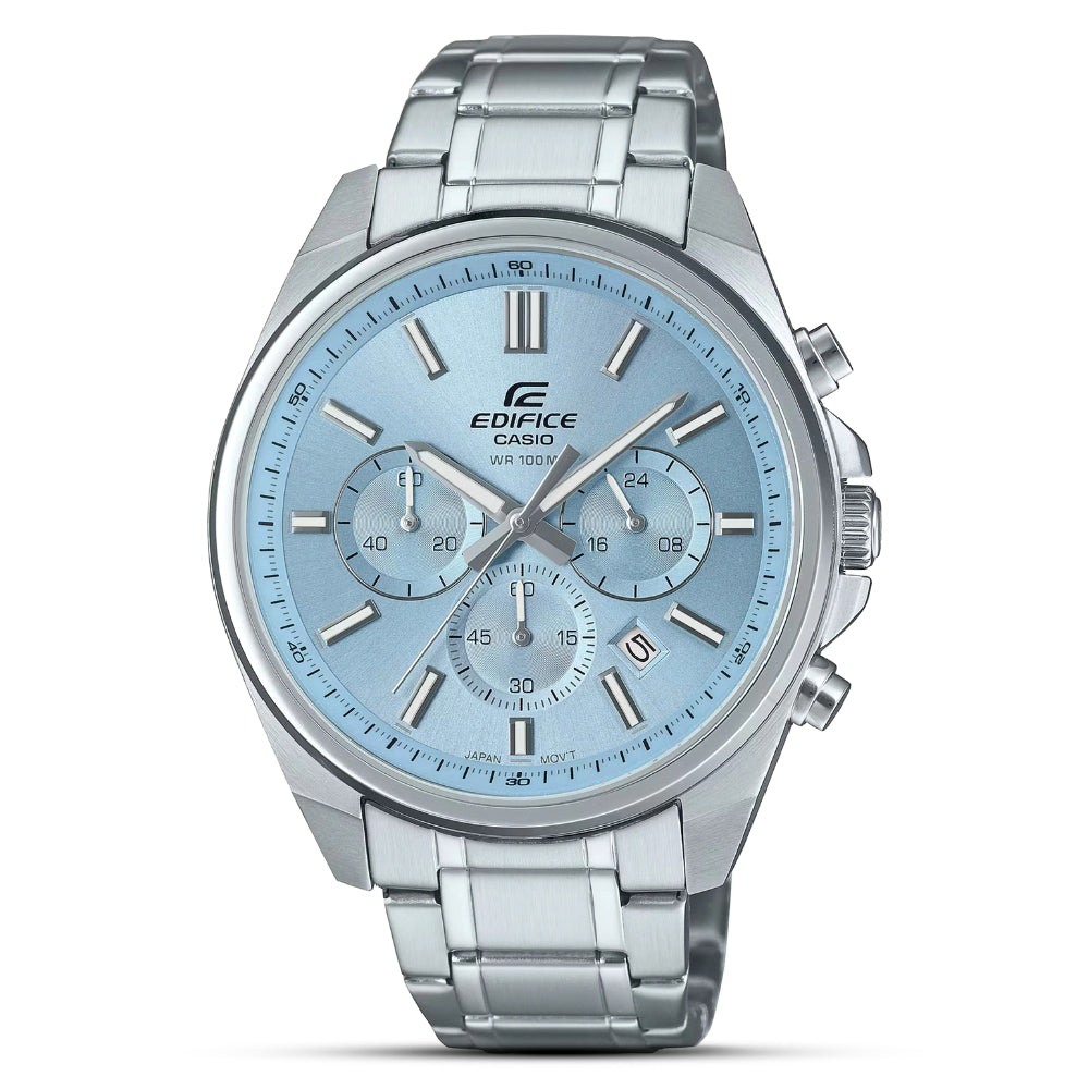 Casio Edifice Sky Blue Dial Chronograph Men's Watch | EFV-650D-2BVUDF