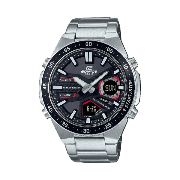 Casio Edifice Analog-Digital Black Dial Men's Watch| EFV-C110D-1A4VDF