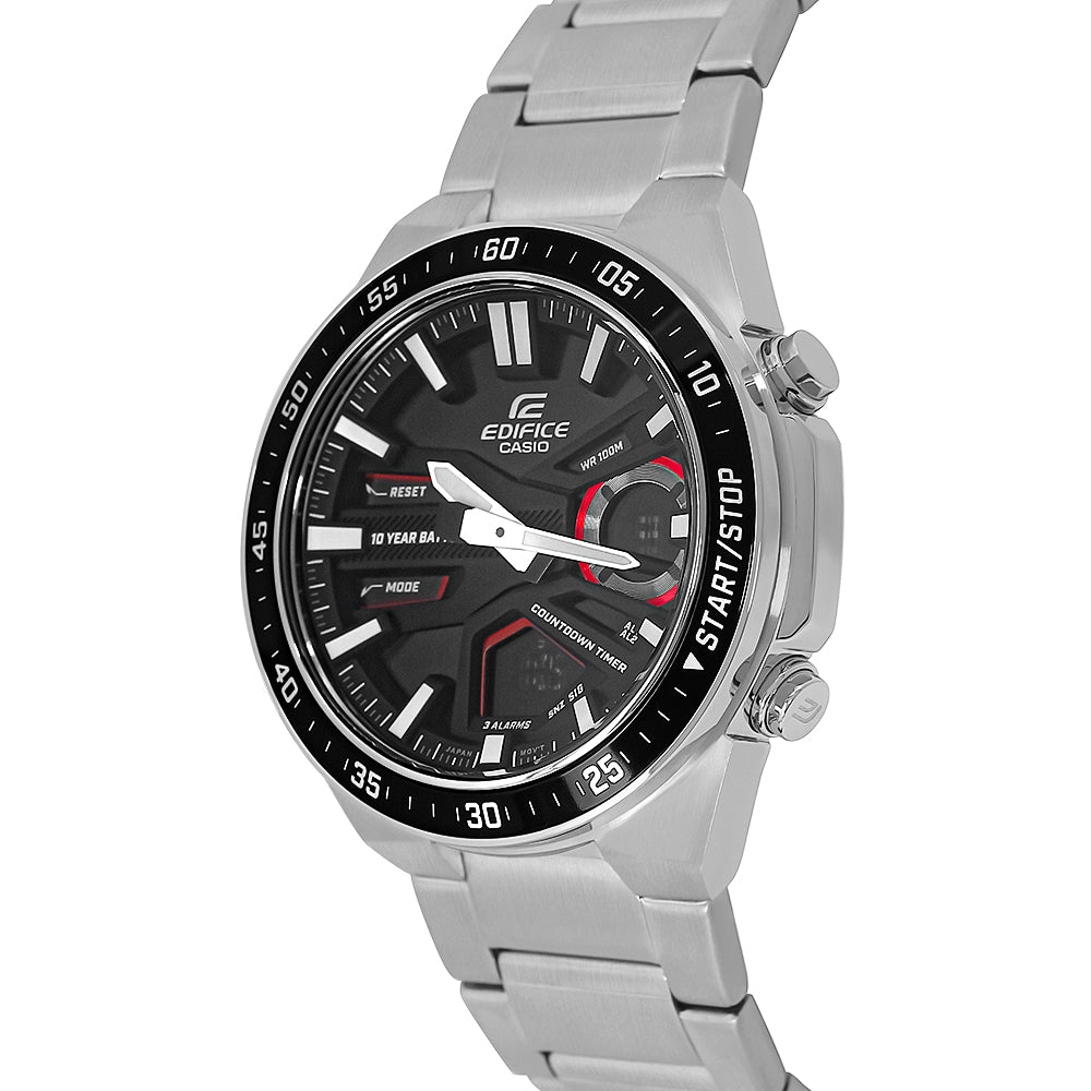 Casio Edifice Analog-Digital Black Dial Men's Watch| EFV-C110D-1A4VDF