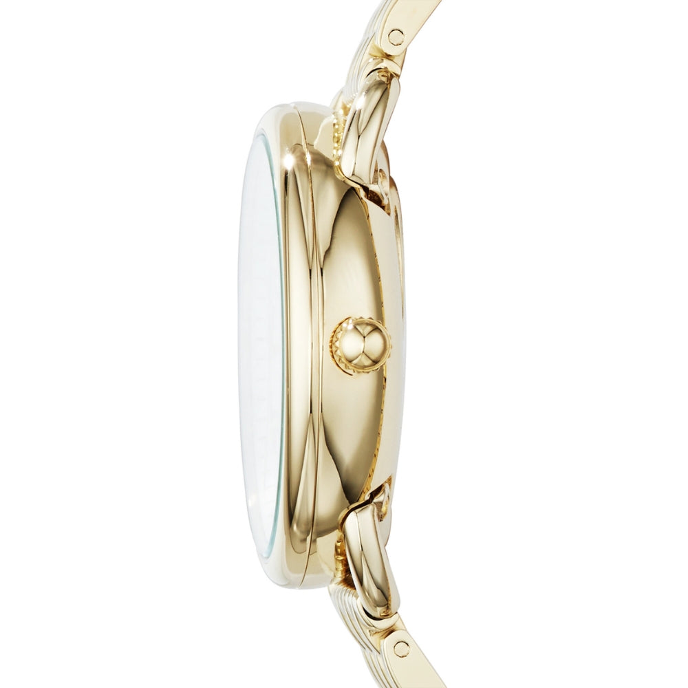 Fossil Tailor Gold Tone Champagne Dial Ladies Watch ES3714