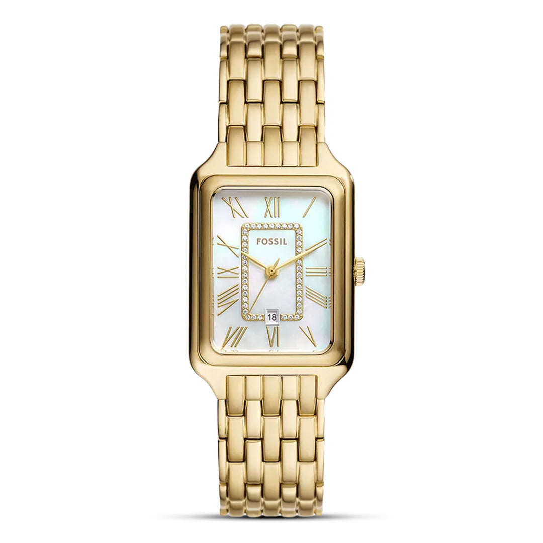 Fossil Raquel White Mother of Pearl Dial Ladies Watch | ES5304