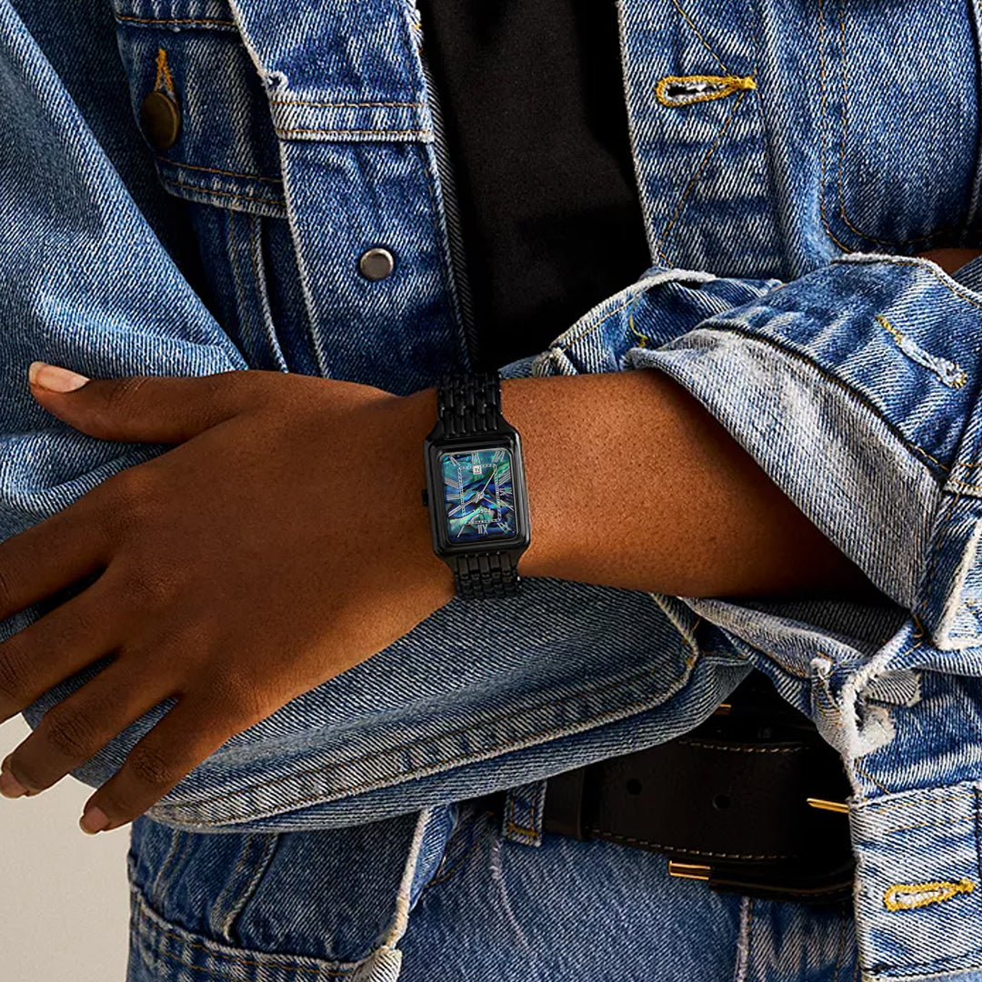 Fossil Raquel Date Black Multicolor Dial Ladies Watch | ES5340