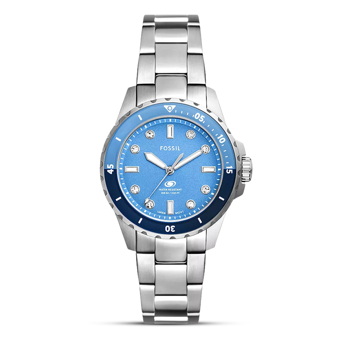 Fossil Blue Dive Sky Blue Dial Ladies Watch | ES5353