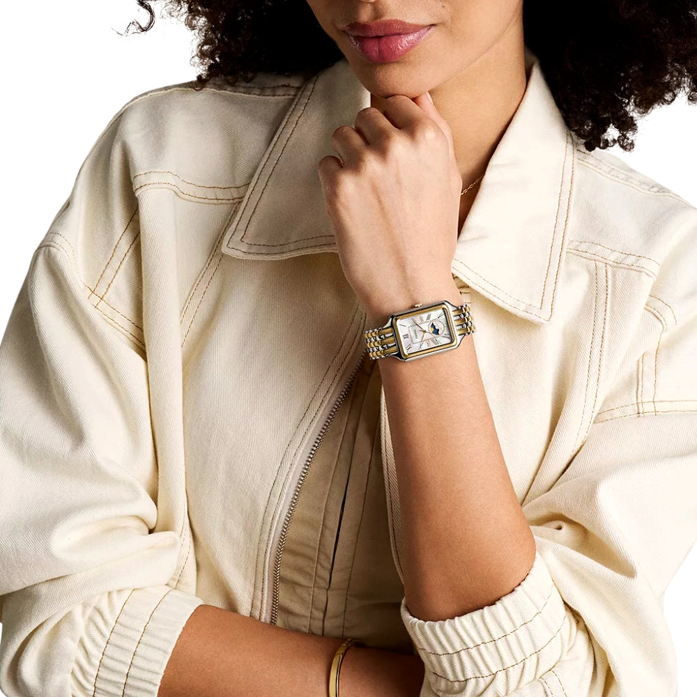 Fossil Raquel Sun Moon Multifunction Two-Tone Ladies Watch ES5399