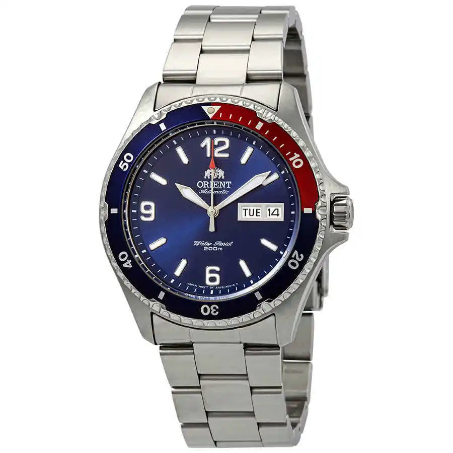 Orient 'Mako II' Pepsi Blue Dial Automatic Men's Watch| FAA02009D9