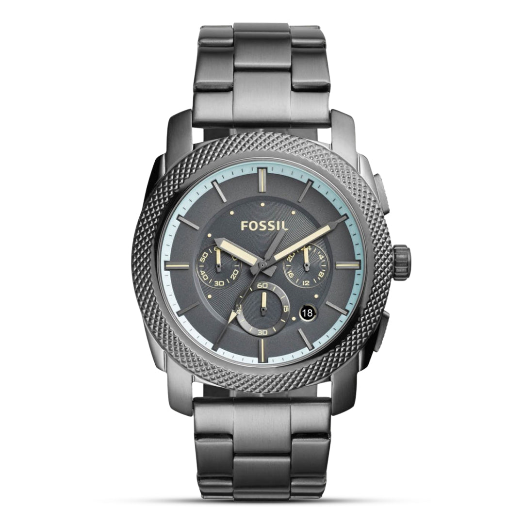Fossil Machine Gunmetal Dial Chronograph Men's Watch| FS5172