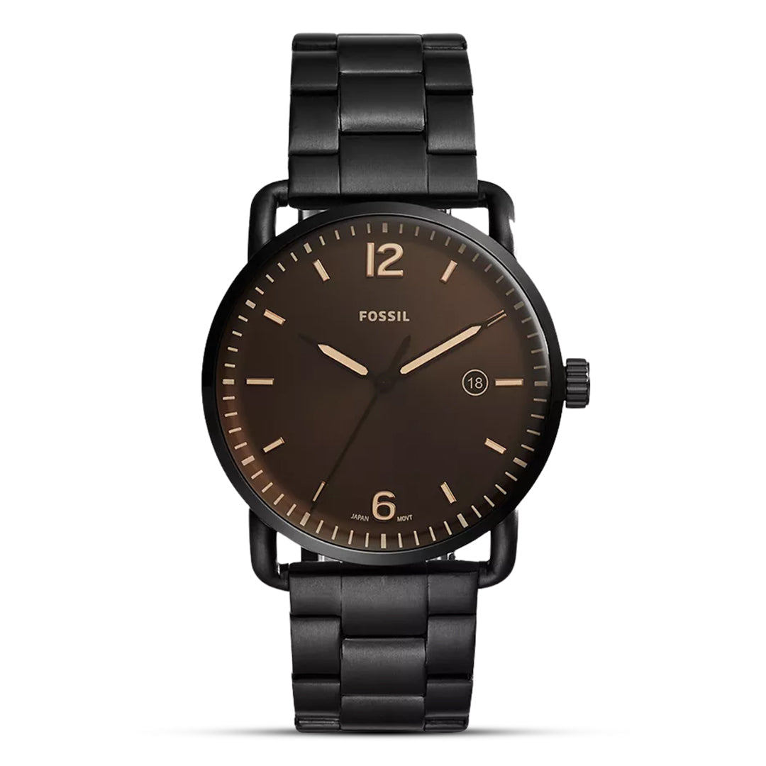 FOSSIL The Commuter Black Dial Men's Watch FS5277