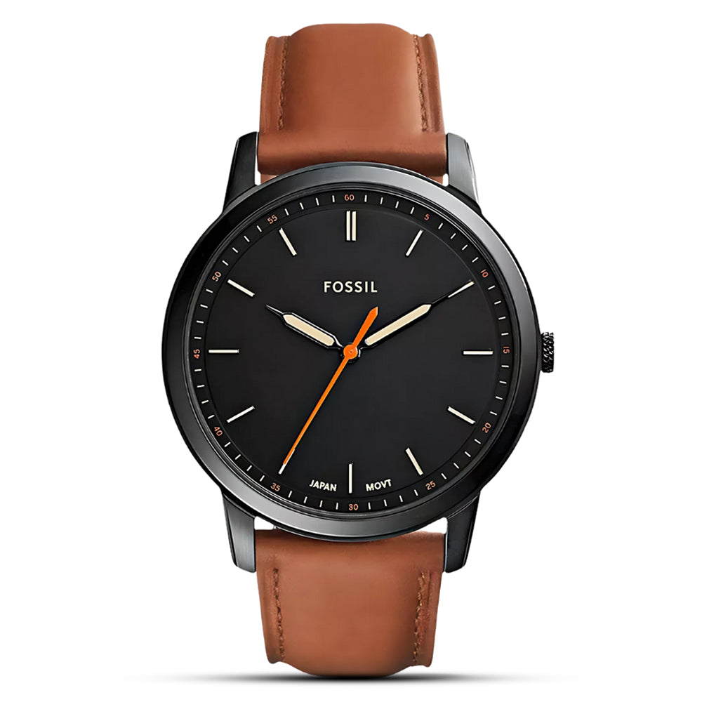 Fossil Minimalist Black Dial Men's Men's Watch | FS5305