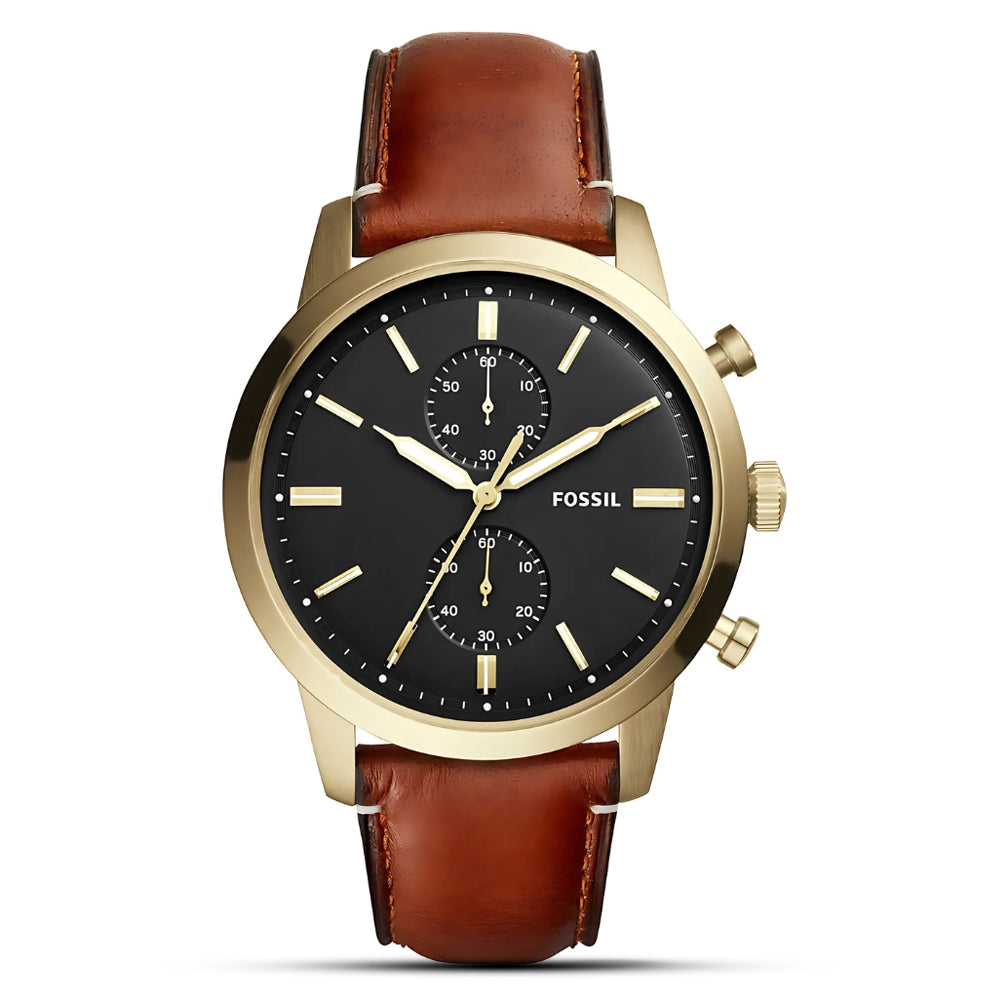 Fossil Townsman Black Dial Chronograph Men's Watch| FS5338
