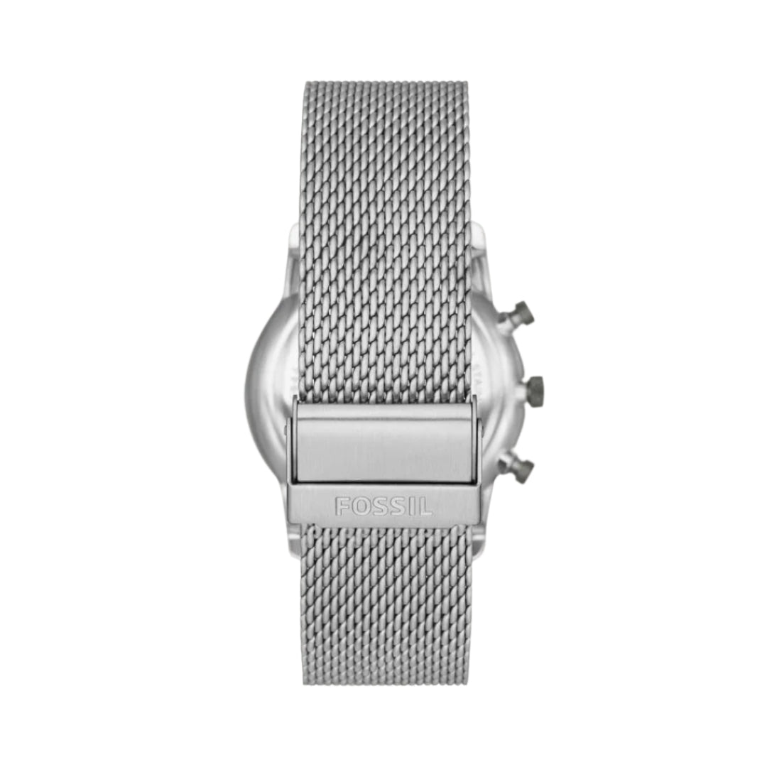 Fossil Neutra Chronograph White Dial Mesh Strap Men's Watch | FS5382