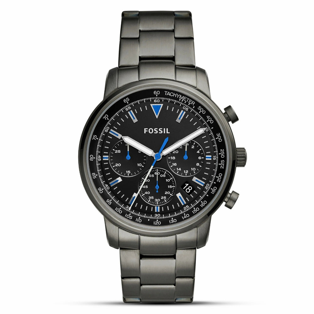 Fossil Goodwin Smoke Stainless Steel Men's Watch| FS5518