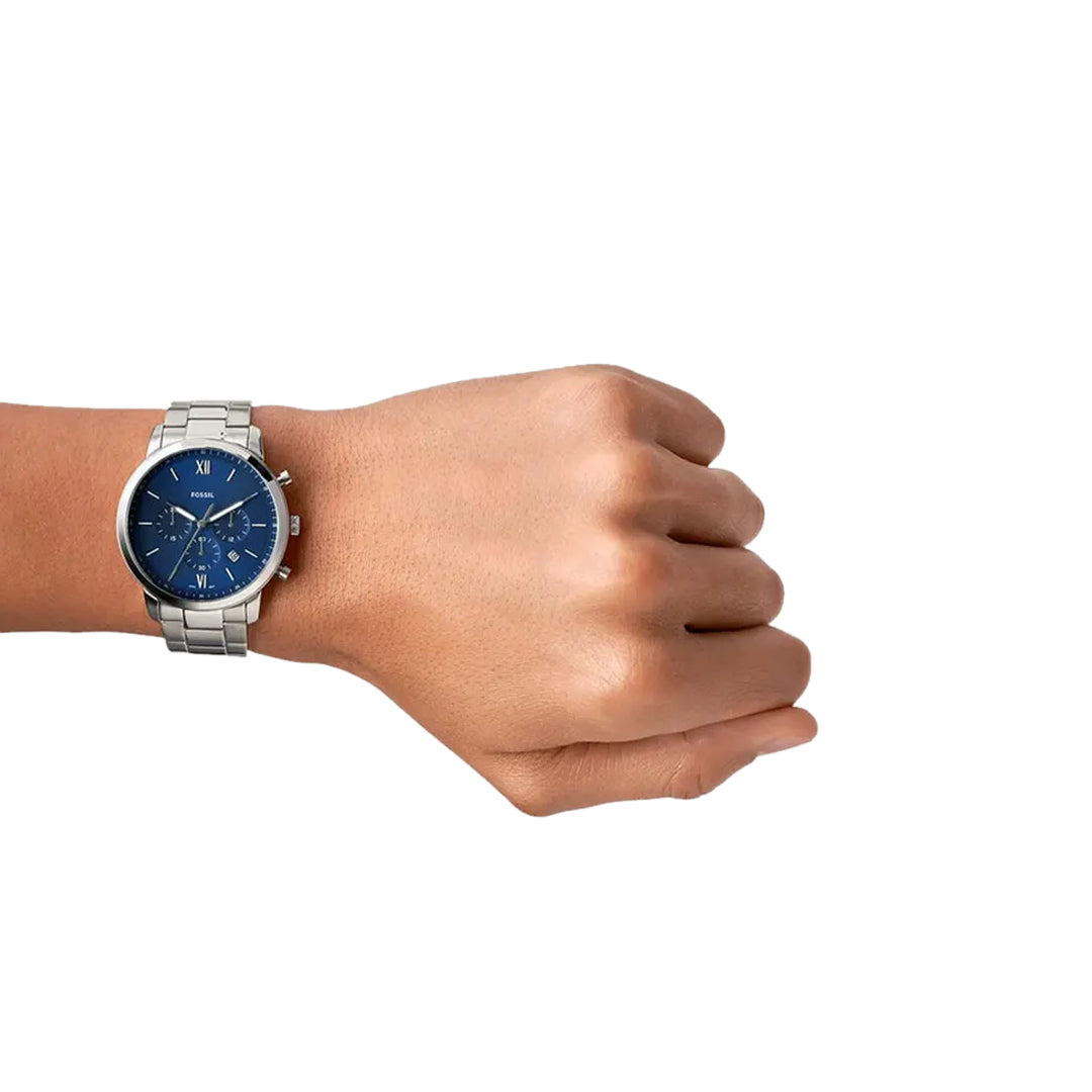 Fossil Forrester Chronograph Blue Dial Men's Watch | FS5605