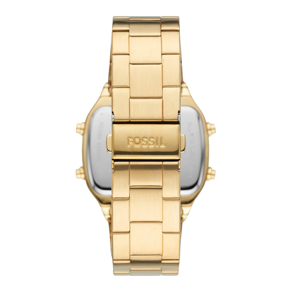 Fossil Retro Digital Gold Tone Men's Watch| FS5843