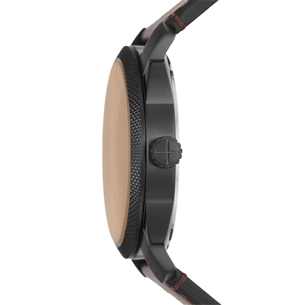 Fossil Machine Three-Hand Date Brown Dial Men's Watch FS5901