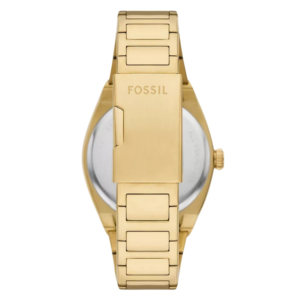 Fossil Gold Tone Everett Gold Dial Men's Watch | FS5965
