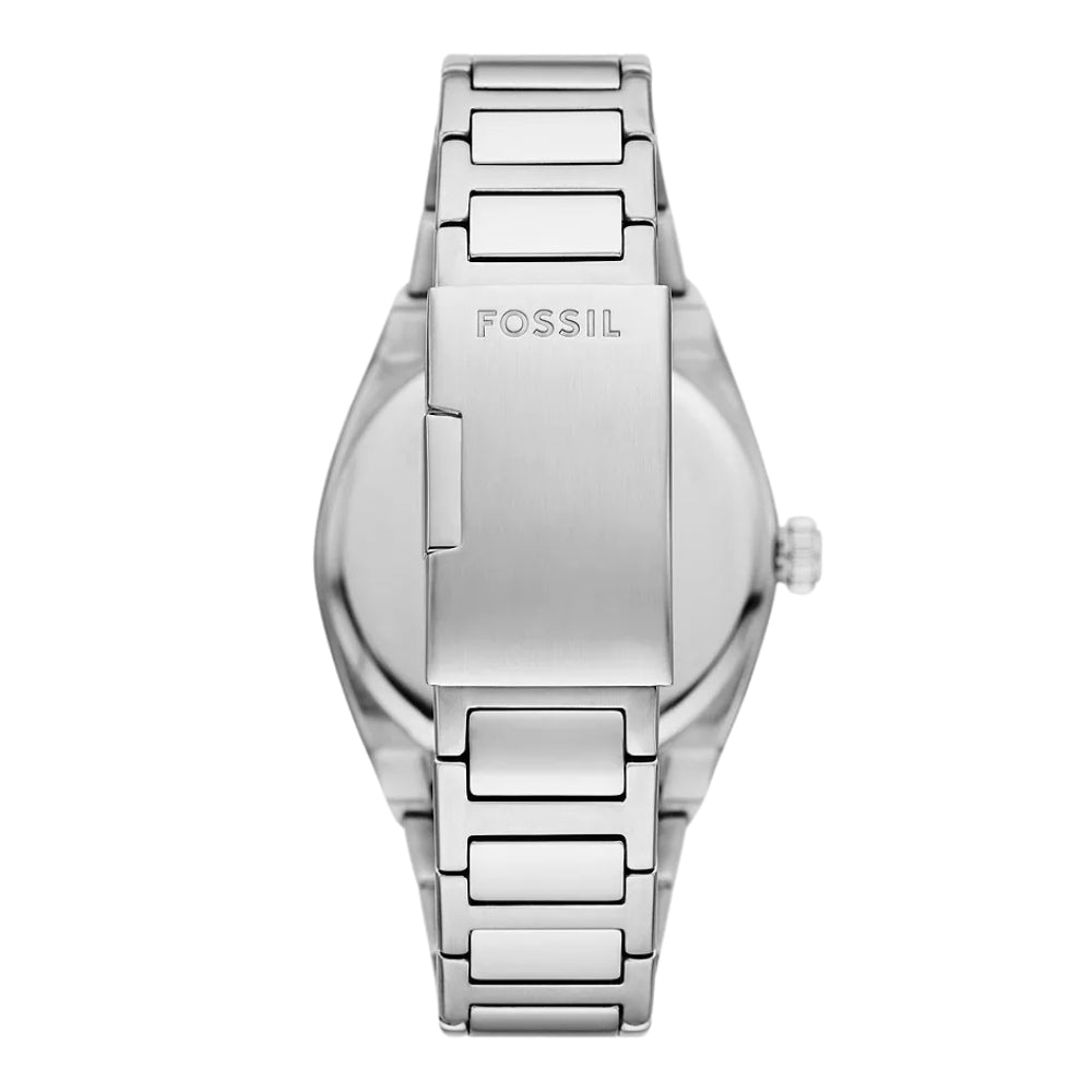 Fossil Everett Silver Tone Green Dial Men's Watch | FS6056