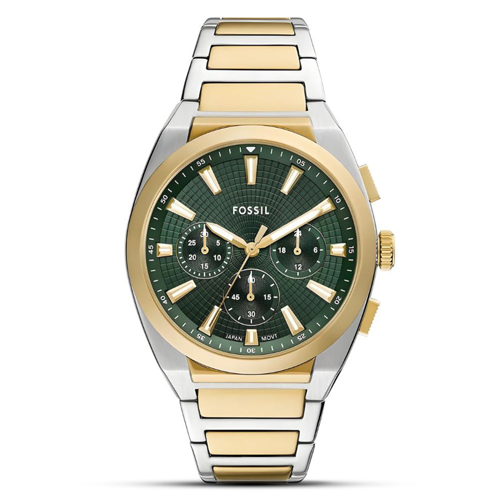 Fossil Everett Chronograph Two-Tone Stainless Steel Men's Watch | FS610