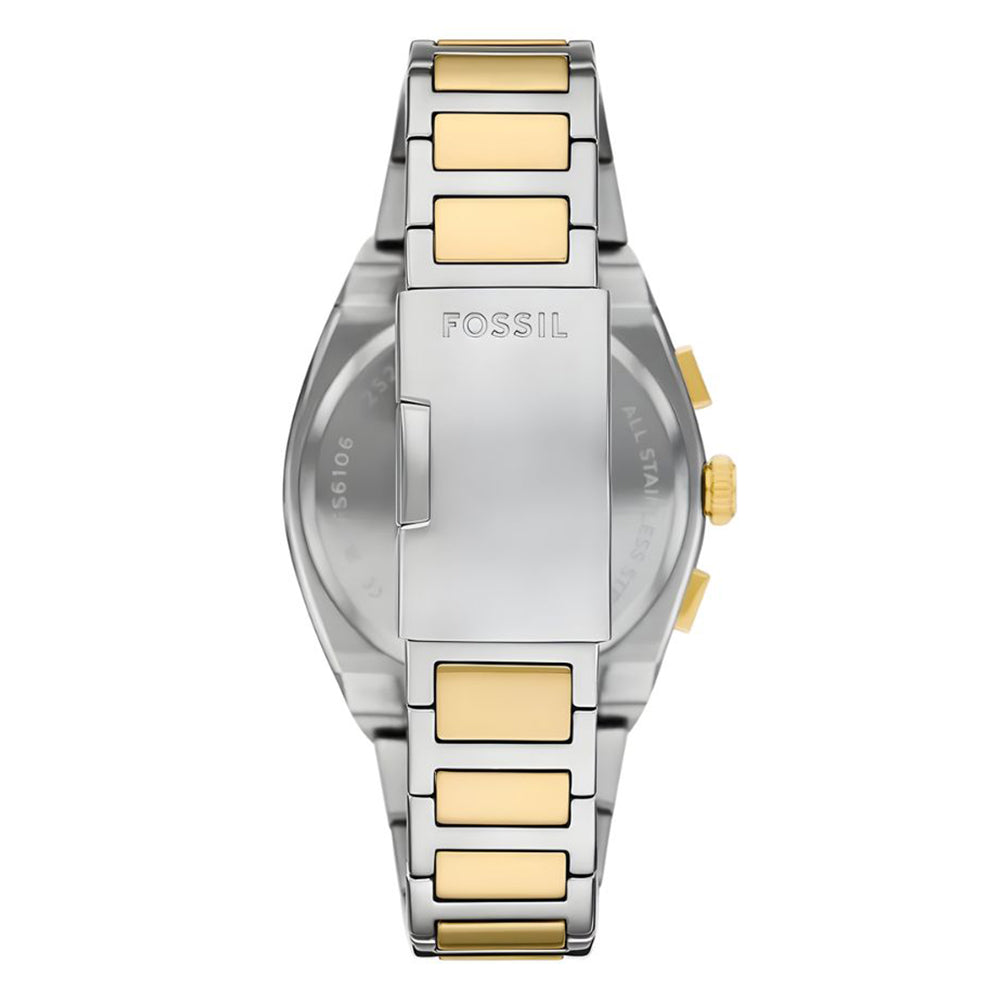 Fossil Everett Chronograph Two-Tone Stainless Steel Men's Watch | FS610