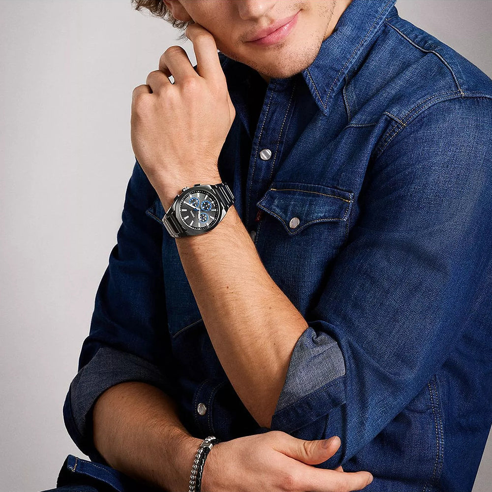Fossil Everett Chronograph Smoke Dial Men's Watch | FS6107