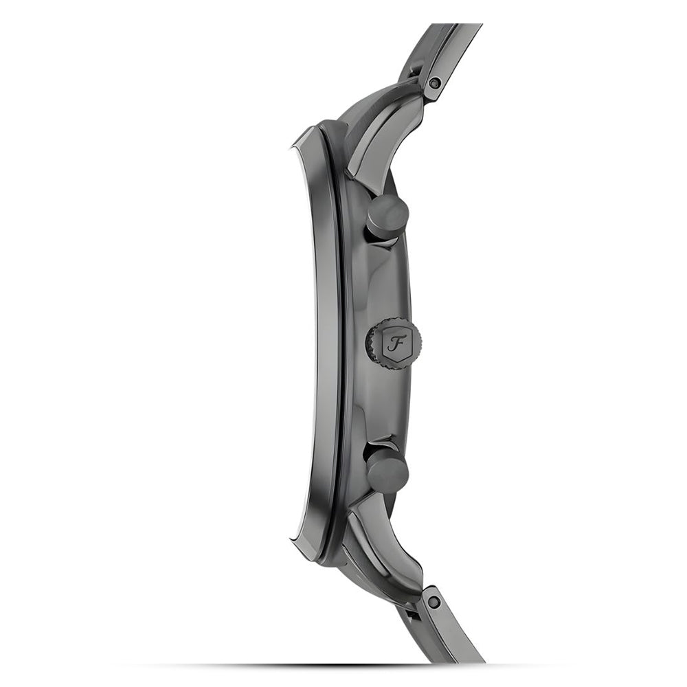 Fossil Neutra Chronograph Smoke Stainless Steel Men's Watch| FS5381