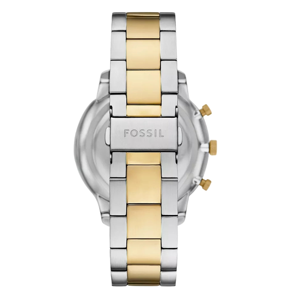 Fossil Neutra Chronograph Two Tone Silver Dial Men's Watch | FS6112