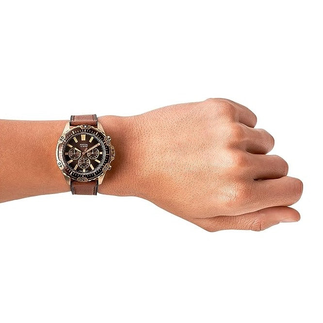 Fossil Garrett Chronograph Brown Men's Watch| FS5867