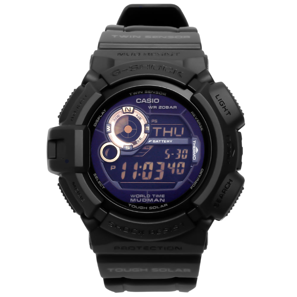 Casio G-Shock Black "Mudman" Tough Solar Digital Watch G-9300GB-1DR