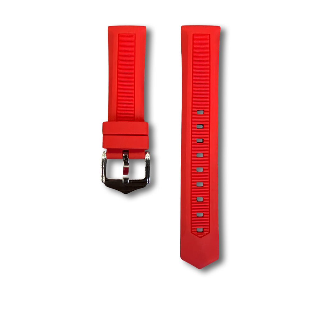 Cavern 22/20mm Red Silicon Strap