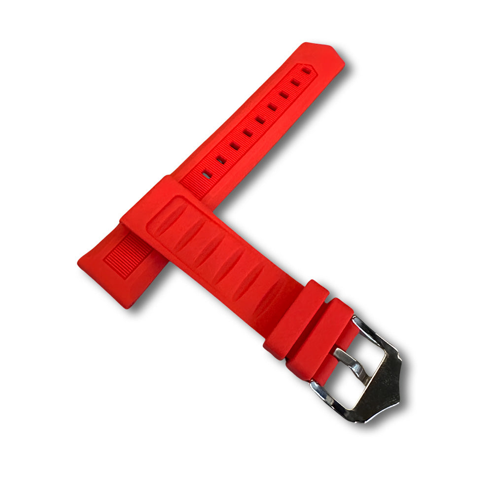 Cavern 22/20mm Red Silicon Strap