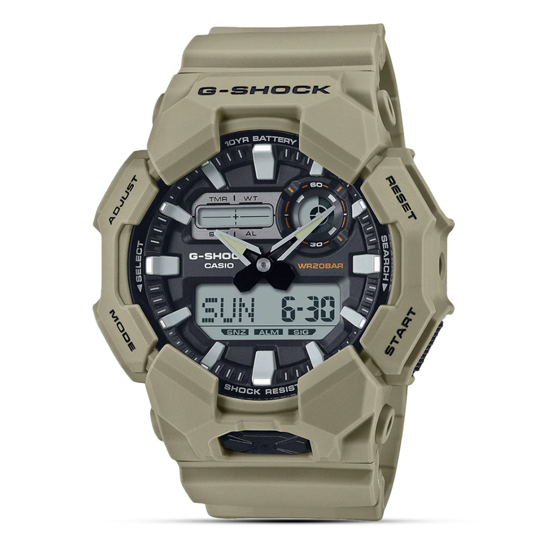 Casio G-Shock Dual Time Gin Green Band Men's | Watch GA-010-5ADR