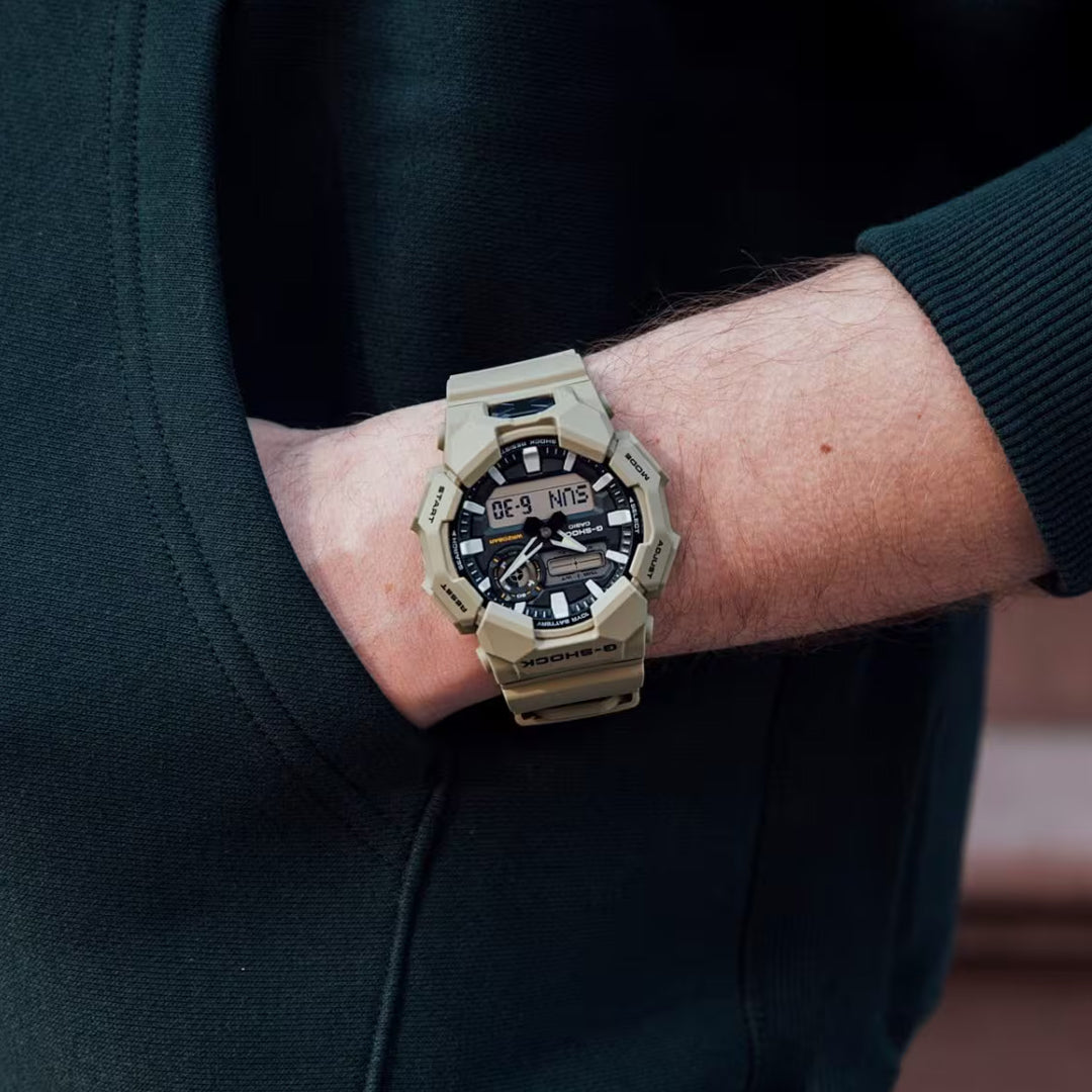 Casio G-Shock Dual Time Gin Green Band Men's | Watch GA-010-5ADR