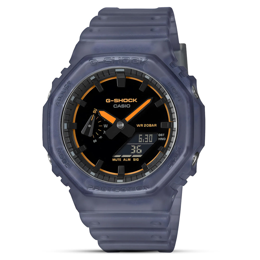 CASIO G-SHOCK MYSTERIOUS SMOKY MIDNIGHT BLUE WATCH GA-2100K-2ADR
