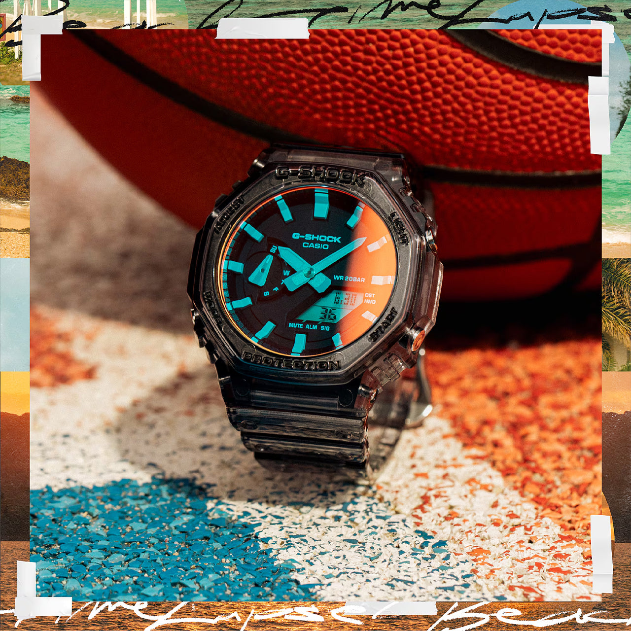 CASIO G-SHOCK ANALOG-DIGITAL BLACK DIAL MEN'S WATCH | GA-2100TLS-8ADR