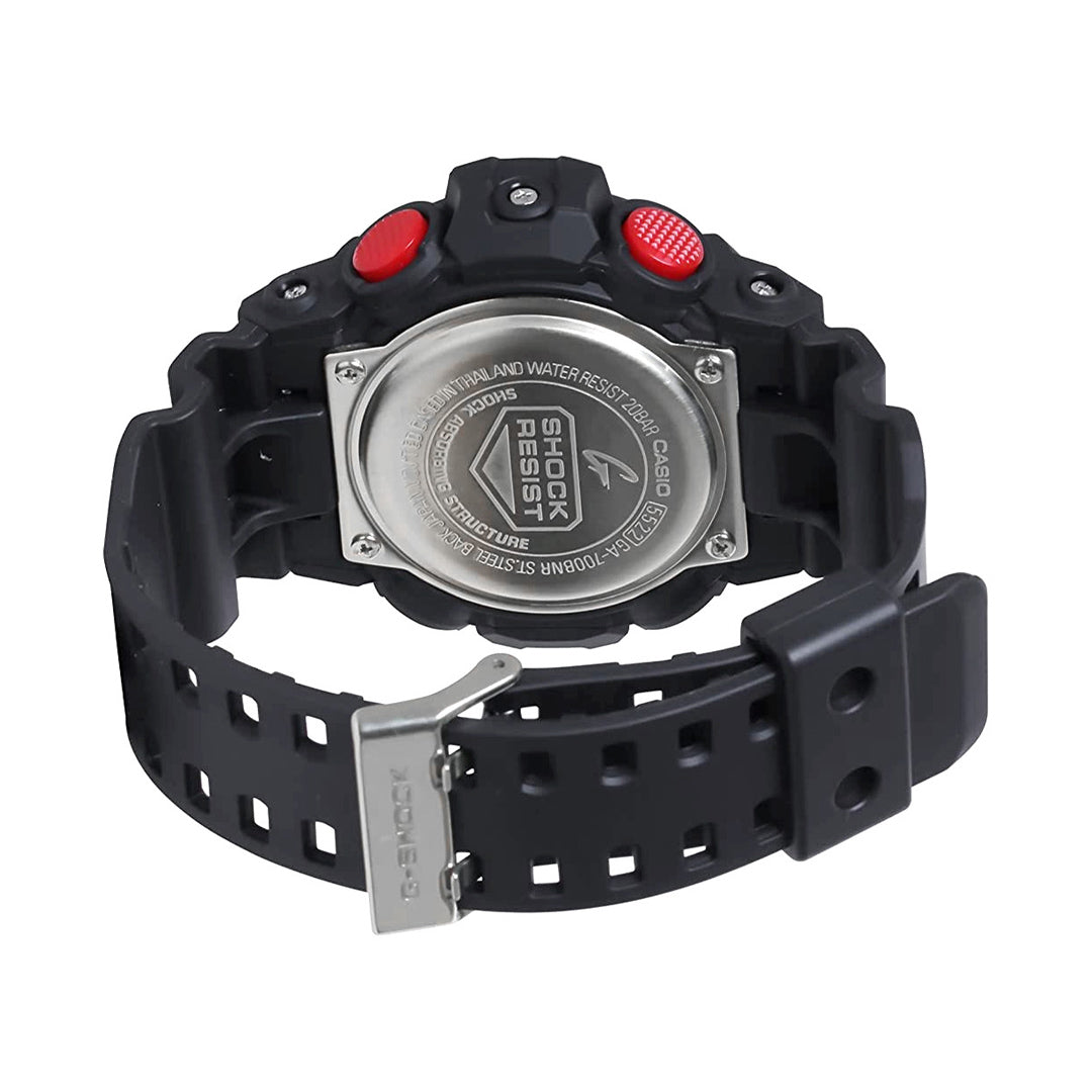 Casio G-Shock Ignite Red Series Black Resin Band Watch | GA-700BNR-1ADR
