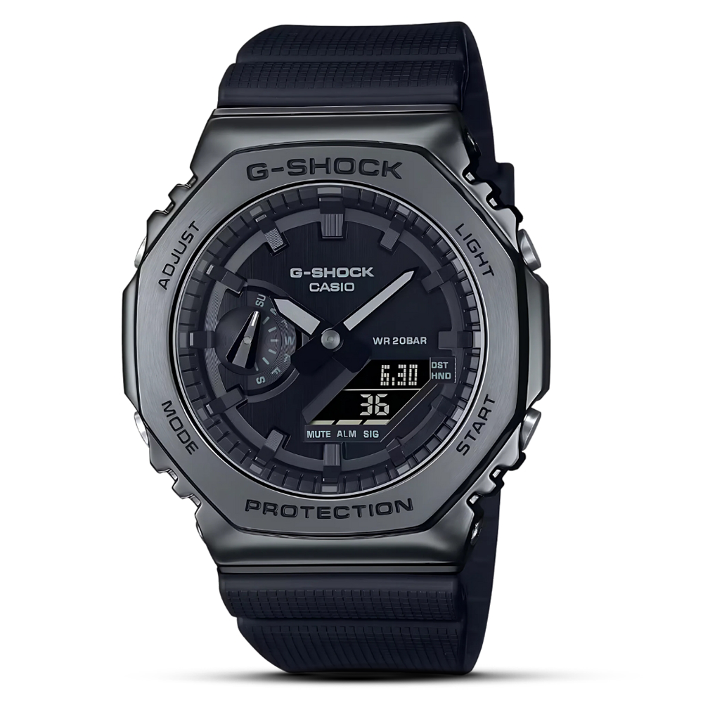 Casio G-Shock Analog Digital Black Dial Men's Watch | GM-2100BB-1ADR