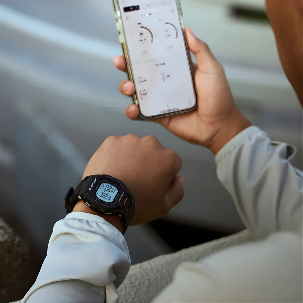 Casio G-Shock Black Strap Digital Mobile Linked Watch GBD-200-1A1DR