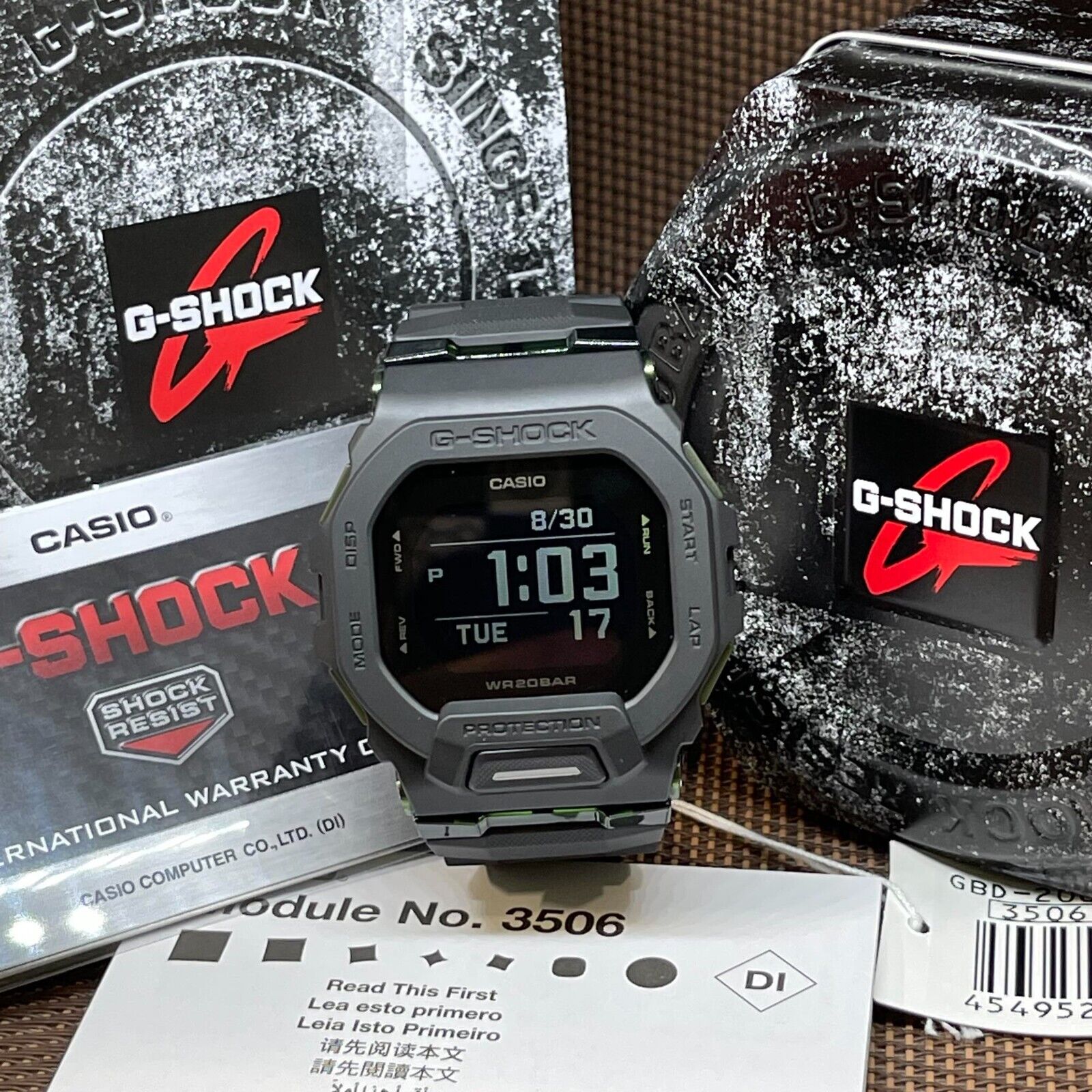 Casio G-Shock Sports Digital Mobile Linked Watch GBD-200UU-1DR