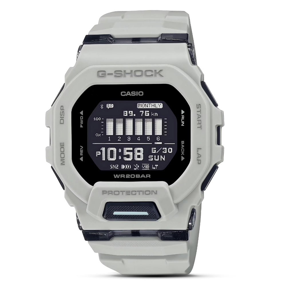 Casio G-Shock Sports White Digital Mobile Linked Watch GBD-200UU-9DR