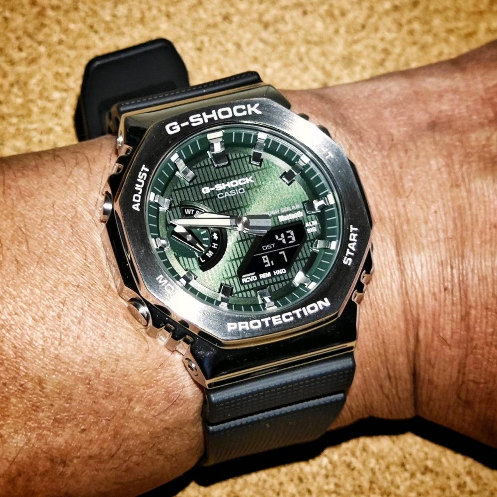 Casio G-Shock Tough Solar Green Dial Men's Watch | GBM-2100A-1A3DR