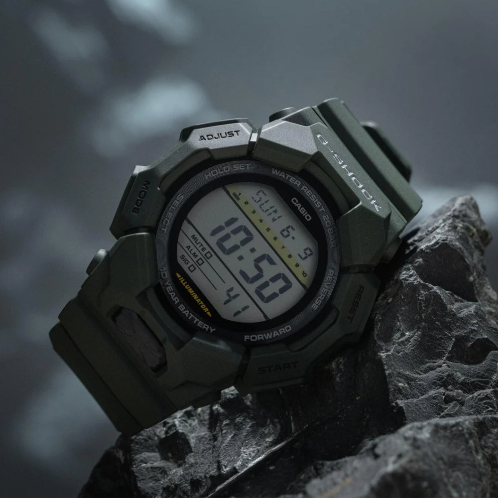 Casio G-Shock "Alarm World Time" Digital Men's Watch | GD-010-3DR