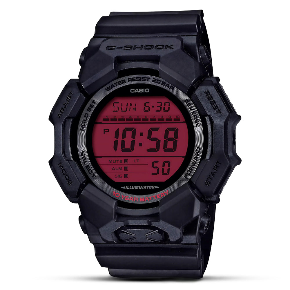 Casio G-Shock Red Digital Round Watch | GD-010BBR-1DR
