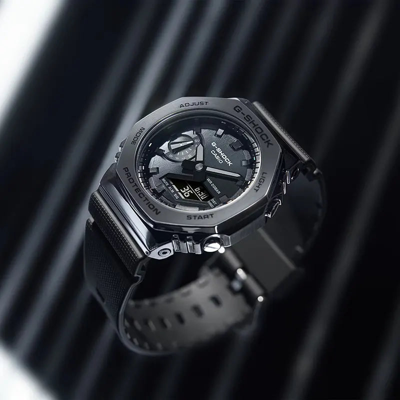 Casio G-Shock Analog Digital Black Dial Men's Watch | GM-2100BB-1ADR