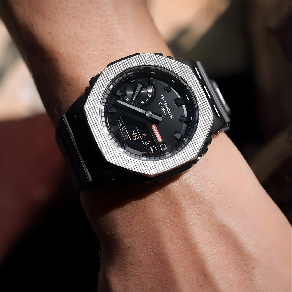 Casio G-Shock G-STEEL Black Dial Watch | GM-2100BM-1ADR