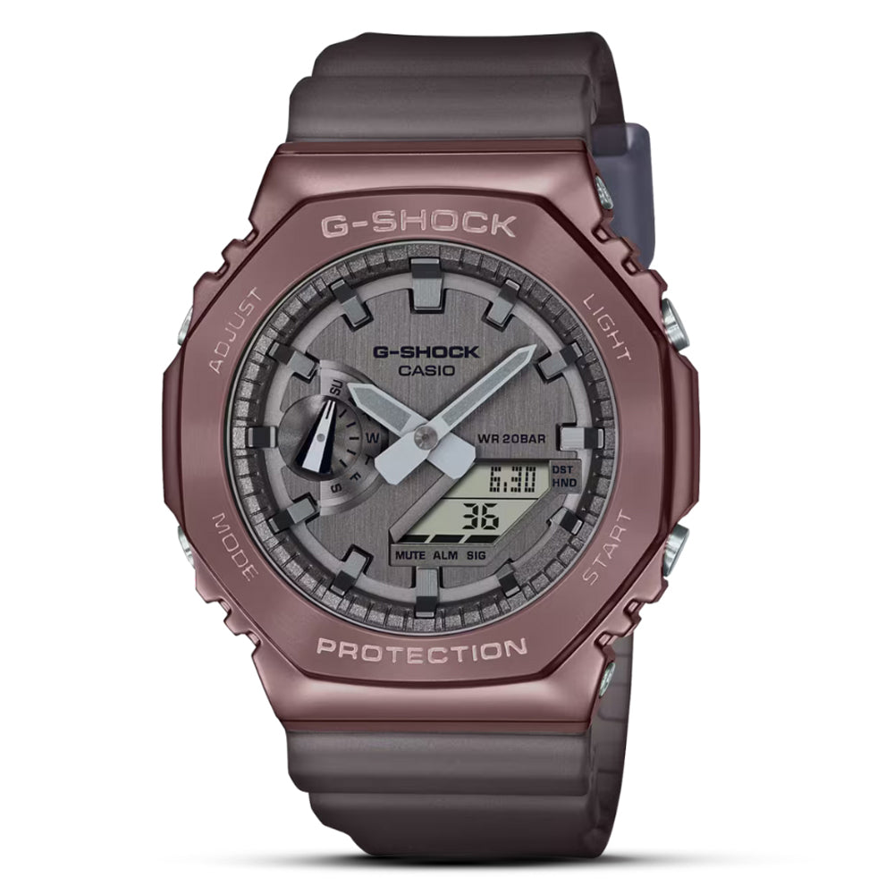 CASIO G-SHOCK MIDNIGHT FOG RESIN STRAP WATCH | GM-2100MF-5ADR
