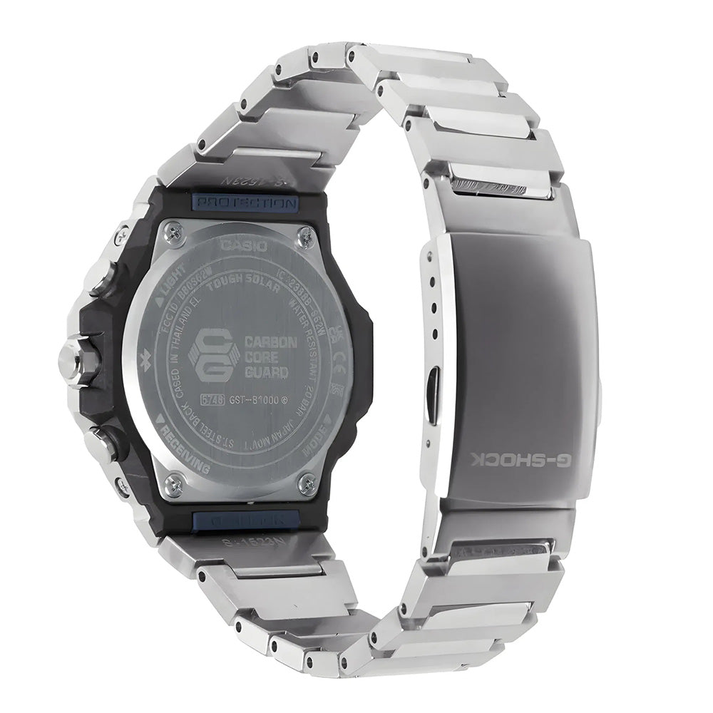 Casio G-Shock G-Steel Bluetooth Tough Solar Blue Dial Watch GST-B1000D-2ADR